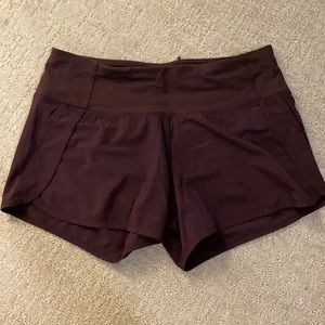 Lululemon Speed Up shorts